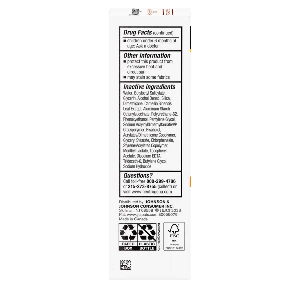 Neutrogena Clear Face Serum — Green Tea Fragrance Free | Broad Spectrum SPF 60