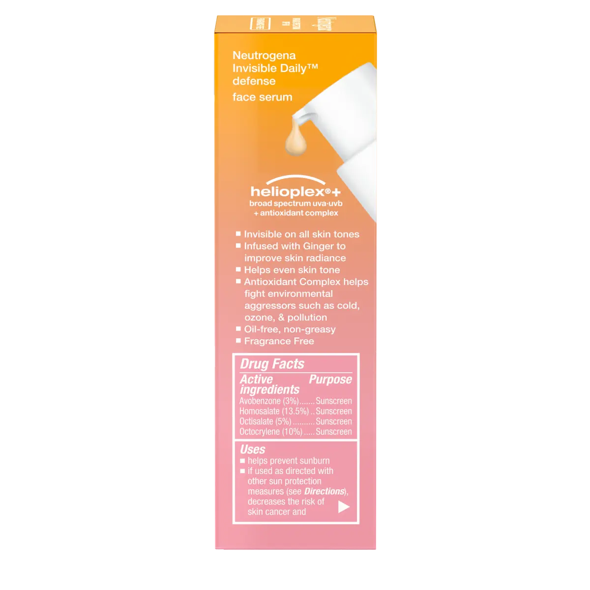 Neutrogena Invisible Daily Defense Face — SPF 60 Serum