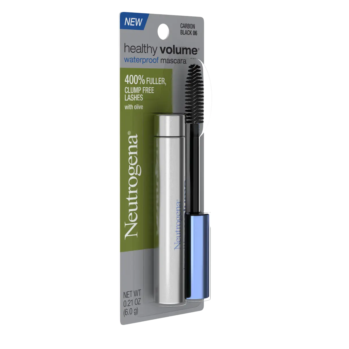 Neutrogena Healthy Volume Waterproof Mascara — Carbon Black 06, .21 Oz