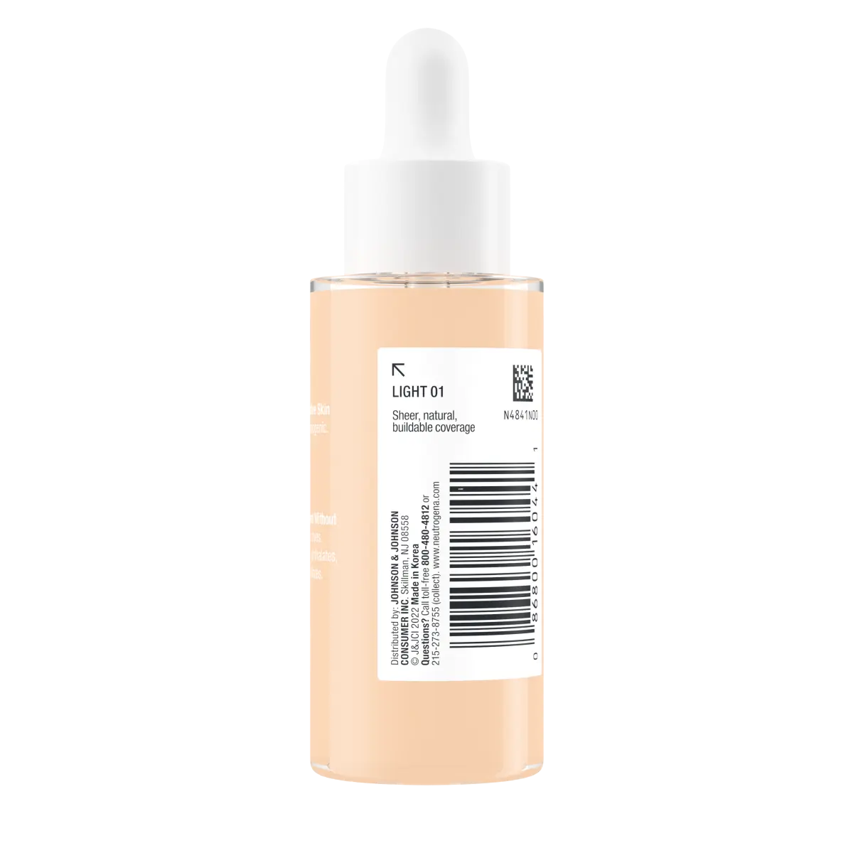 Neutrogena Healthy Skin Sensitive | 1 Oz — Skin Serum Foundation, Light 01