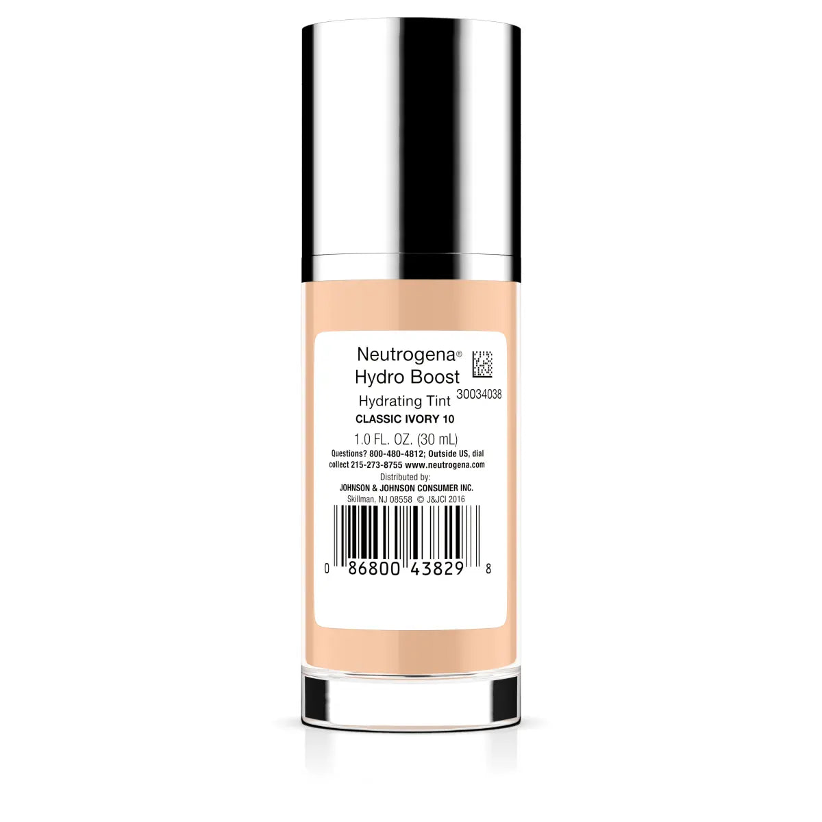 Neutrogena Hydro Boost Hydrating | Classic Ivory 10 | 1.0 Fl. Oz Water-Gel Tint