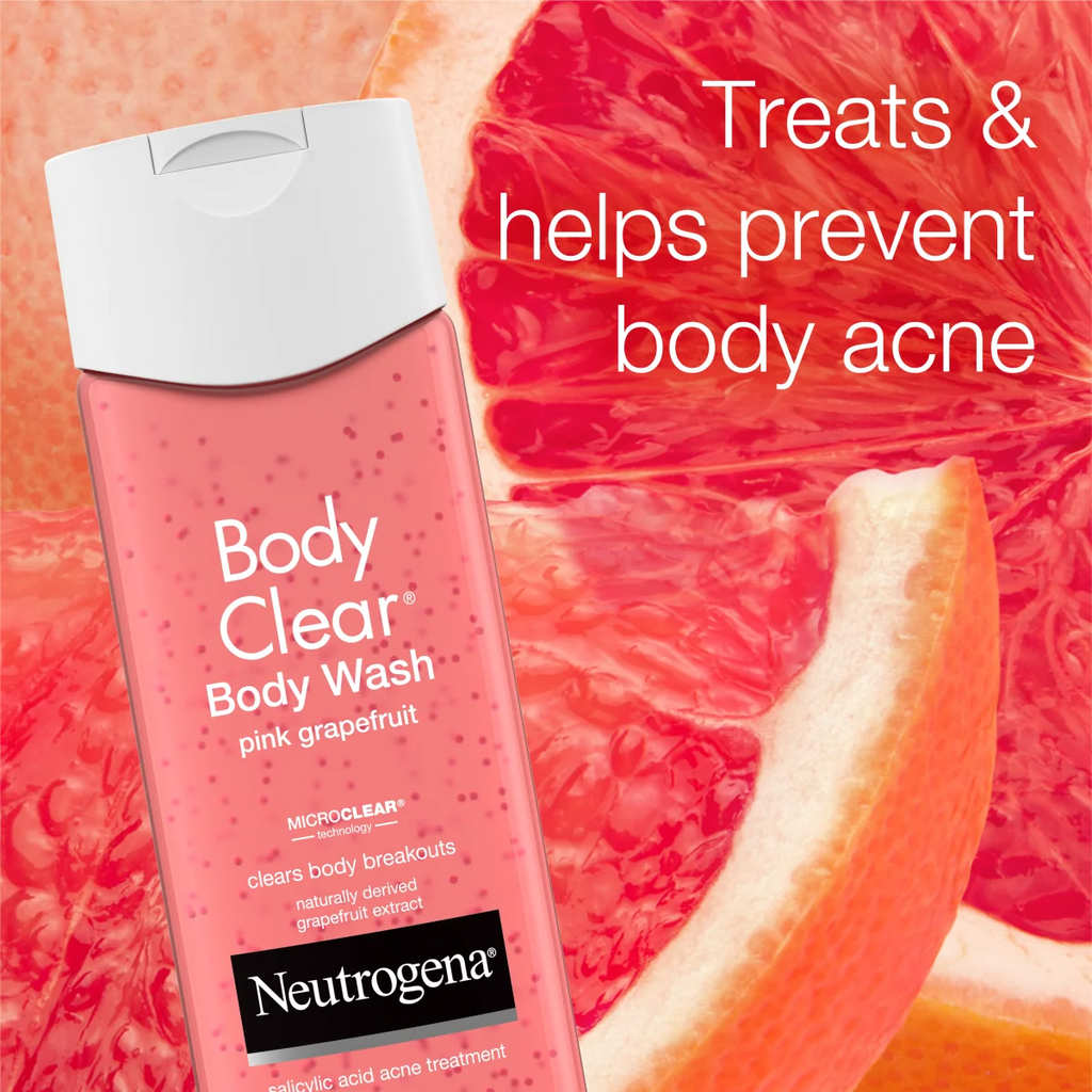 Neutrogena Body Clear Body — Pink Grapefruit Acne Wash, 8.5 Fl. Oz