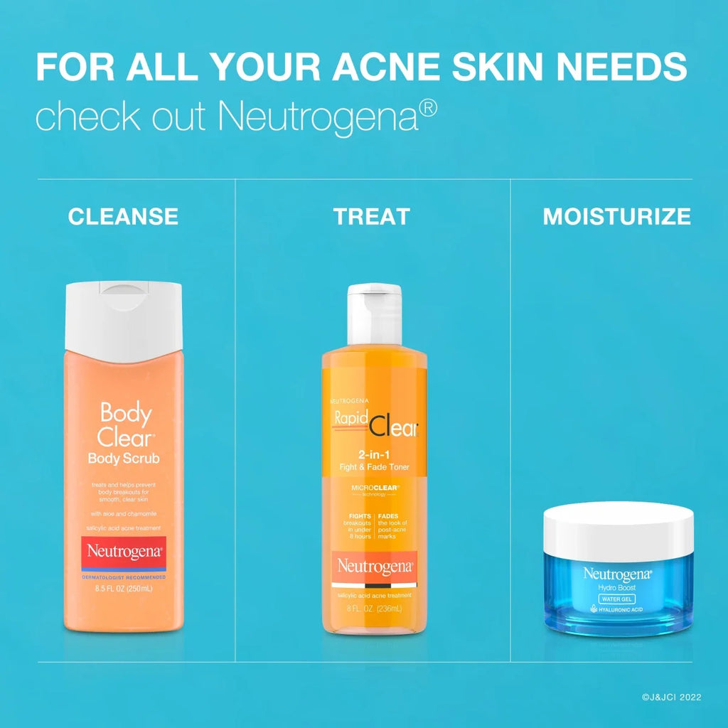 Neutrogena Body Clear Body — 2% Salicylic Acid Exfoliating Scrub, 8.5 Fl. Oz
