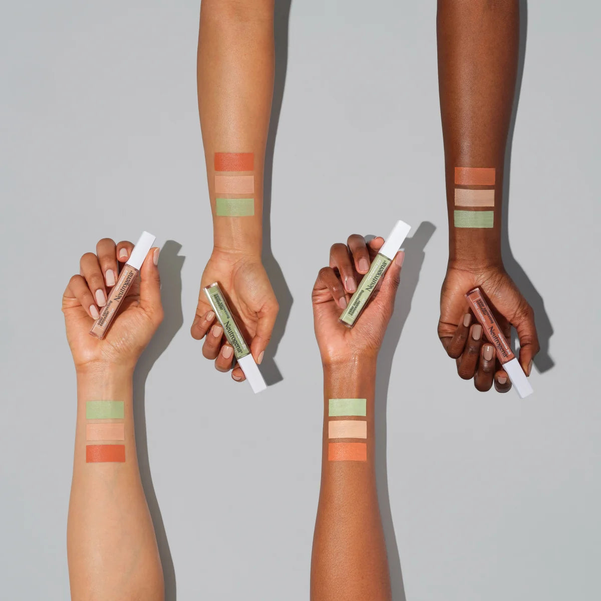 Neutrogena Clear Coverage Color — Green Correcting Concealer | Lightweight Makeup