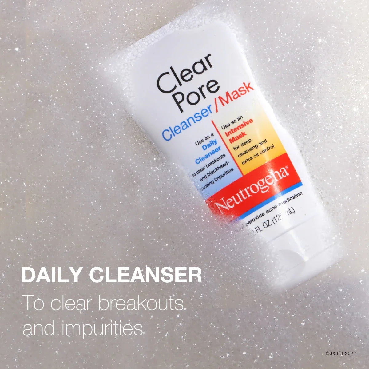 Neutrogena Clear Pore Cleanser — 2-in-1 Face Wash & Mask, 4.2 Fl. Oz