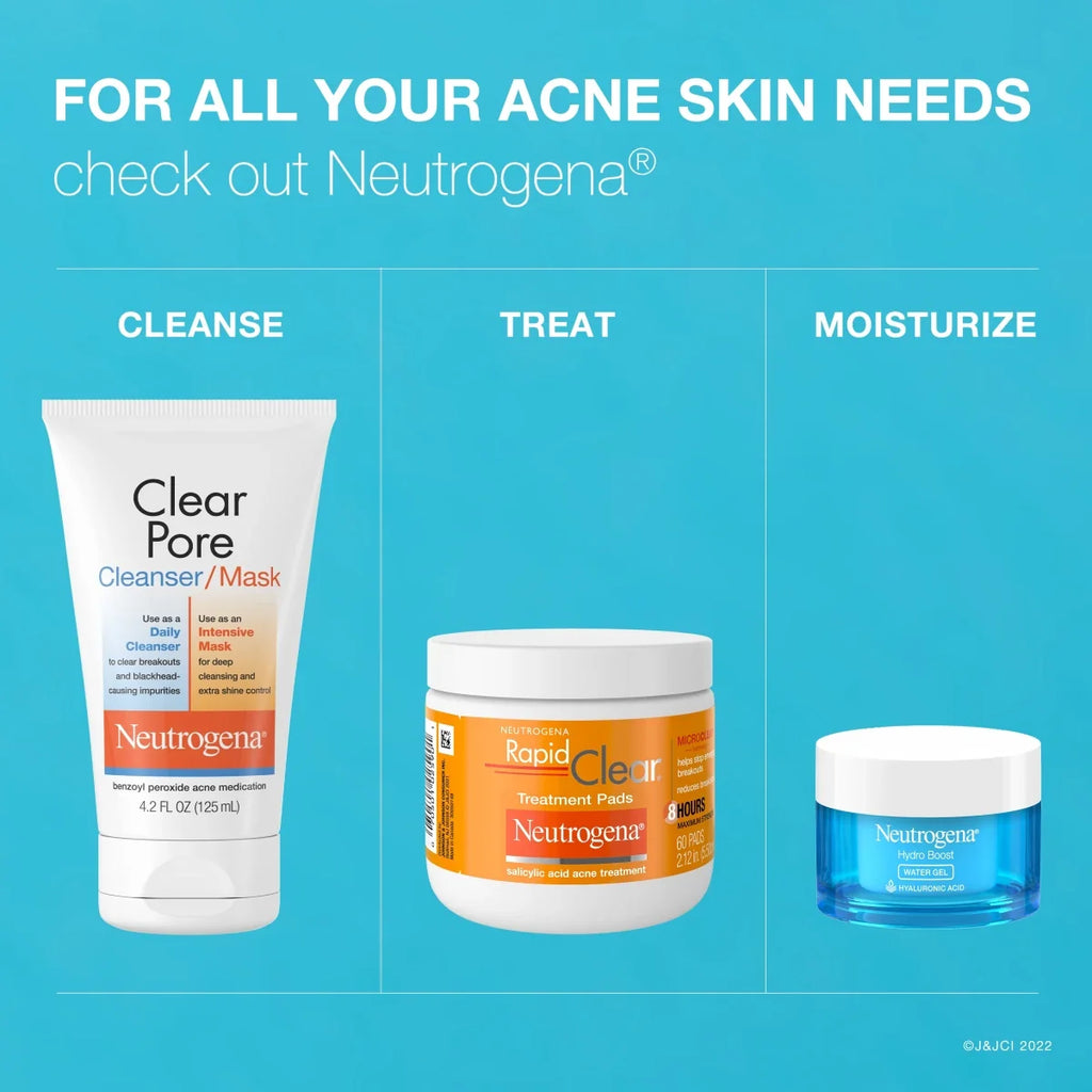 Neutrogena Clear Pore Cleanser — 2-in-1 Face Wash & Mask, 4.2 Fl. Oz