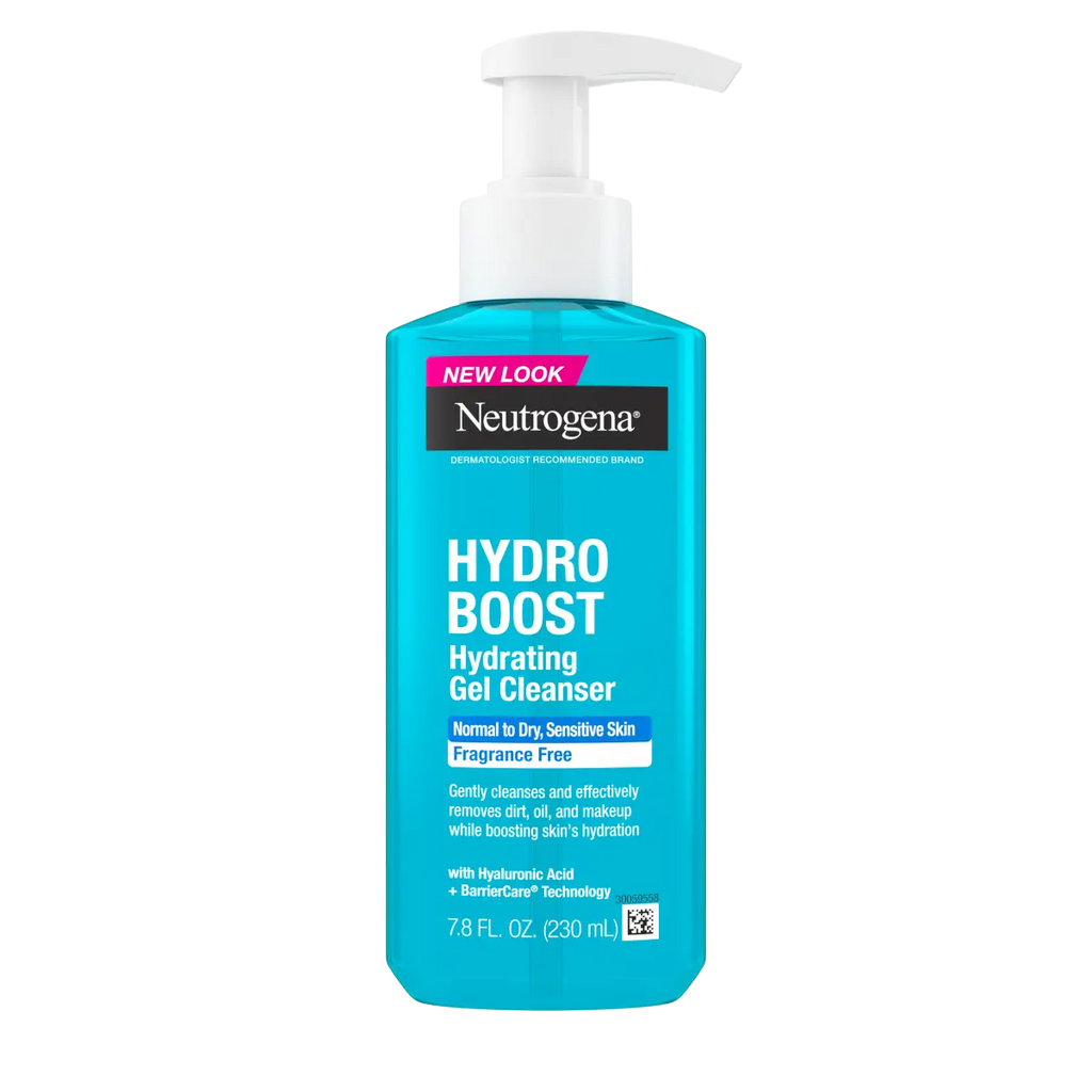 Neutrogena Hydro Boost Hydrating | 7.8 Fl. Oz Fragrance-Free Cleansing Gel | Hyaluronic Acid