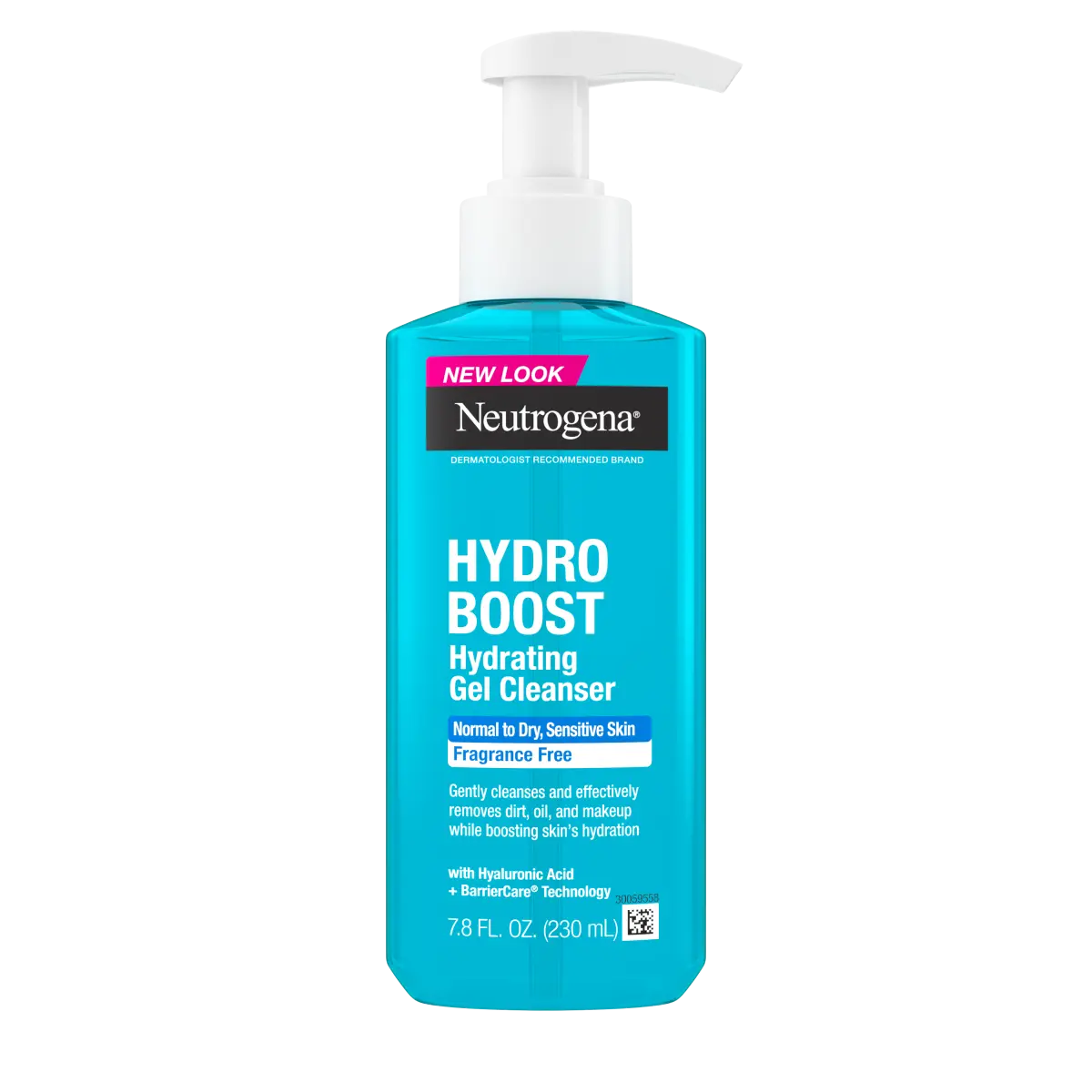 Neutrogena Hydro Boost Hydrating | 7.8 Fl. Oz Fragrance-Free Cleansing Gel | Hyaluronic Acid