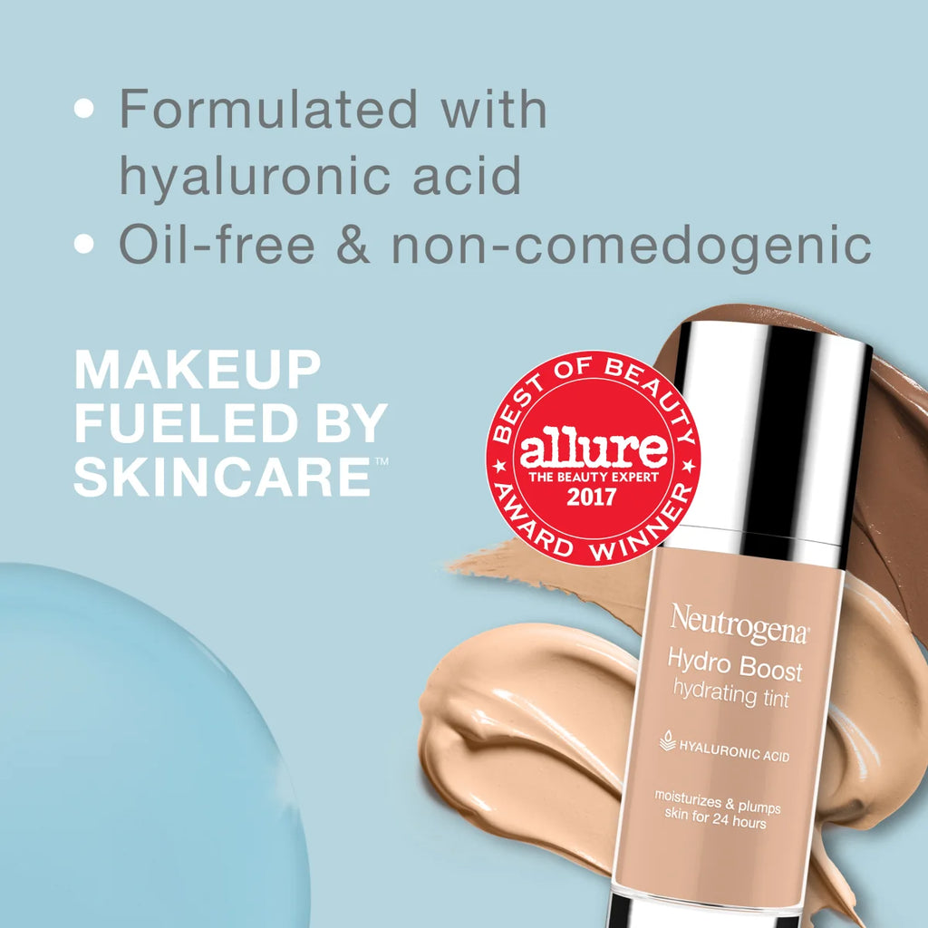 Neutrogena Hydro Boost Hydrating | Classic Ivory 10 | 1.0 Fl. Oz Water-Gel Tint