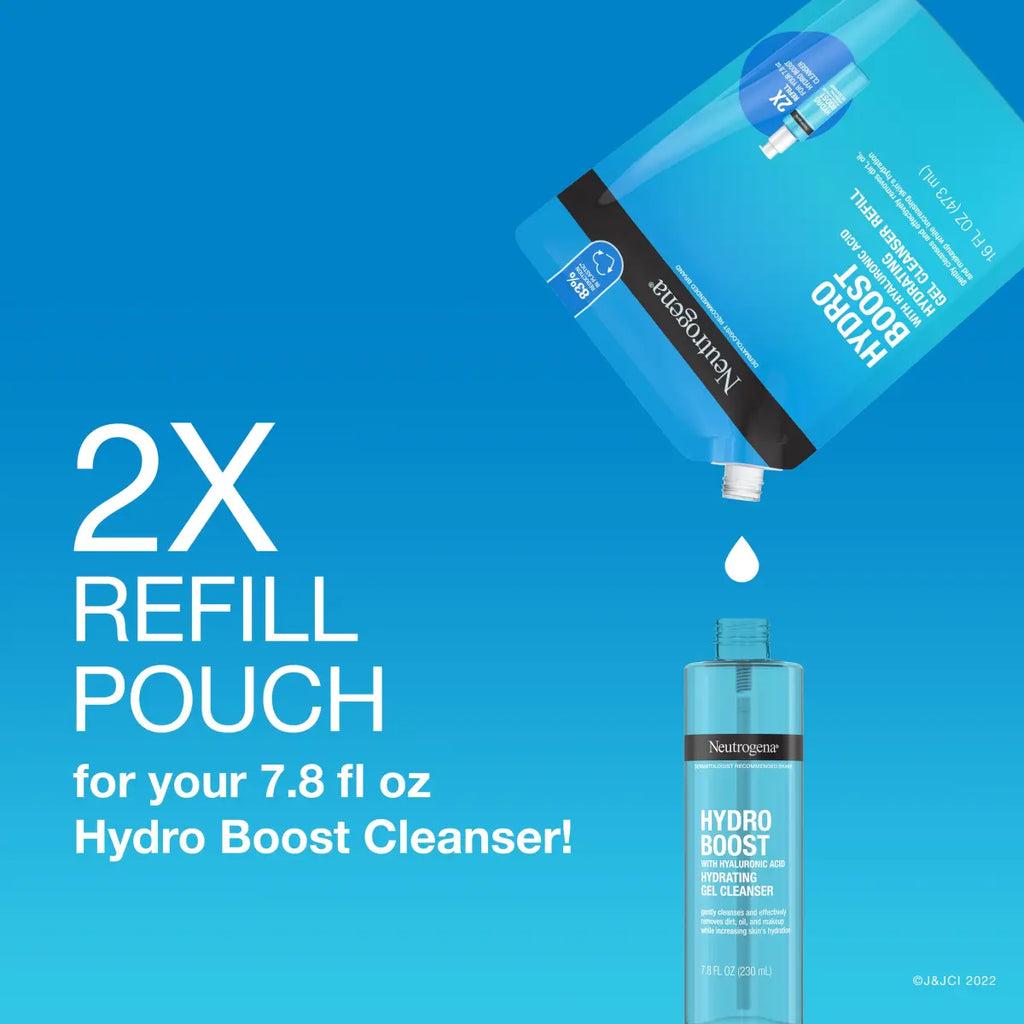 Neutrogena Hydro Boost Face | Hyaluronic Acid Cleansing Gel | Hydrating Face Wash | 7.8 Fl. Oz