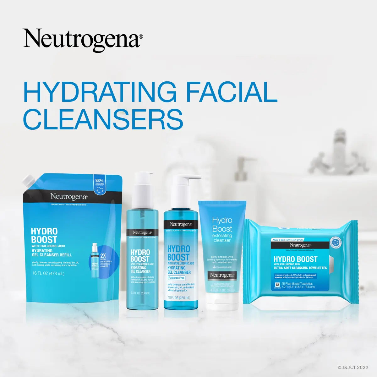 Neutrogena Hydro Boost Face | Hyaluronic Acid Cleansing Gel | Hydrating Face Wash | 7.8 Fl. Oz