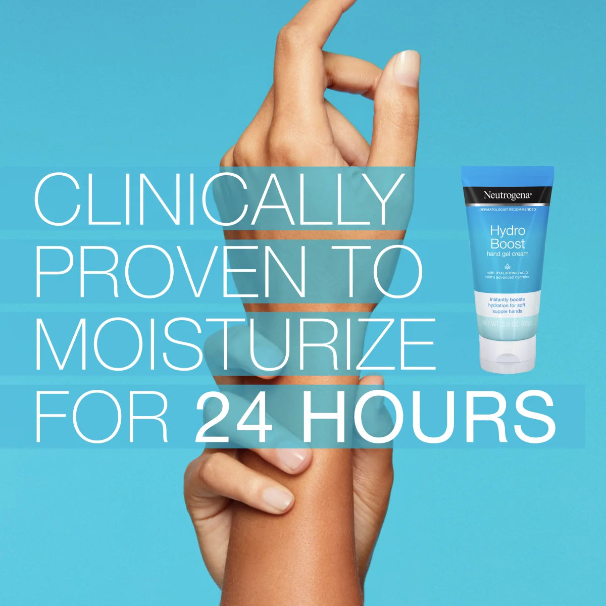 Neutrogena Hydro Boost Hand | Hyaluronic Acid Gel Cream Lotion | 3 Oz