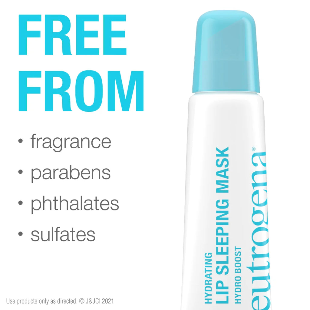 Neutrogena Hydro Boost Hydrating — Clear Lip Sleeping Mask with Hyaluronic Acid, 0.35 Oz