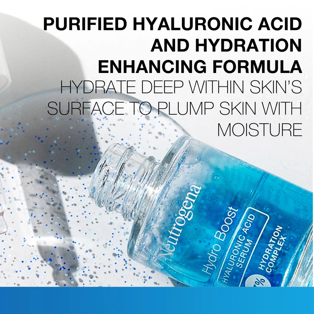 Neutrogena Hydro Boost Hyaluronic Acid | 1.0 Fl. Oz Facial Serum | Fragrance Free