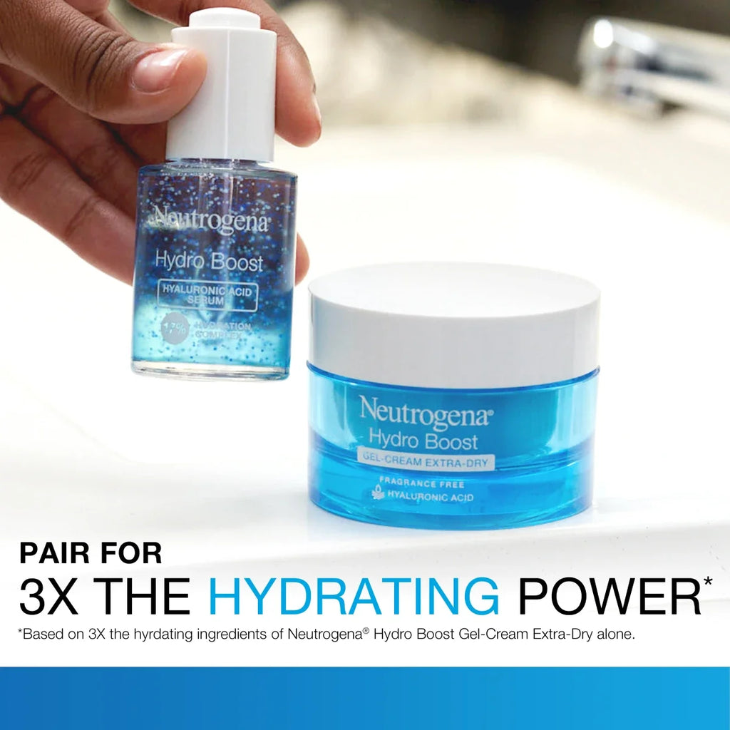 Neutrogena Hydro Boost Hyaluronic Acid | 1.0 Fl. Oz Facial Serum | Fragrance Free