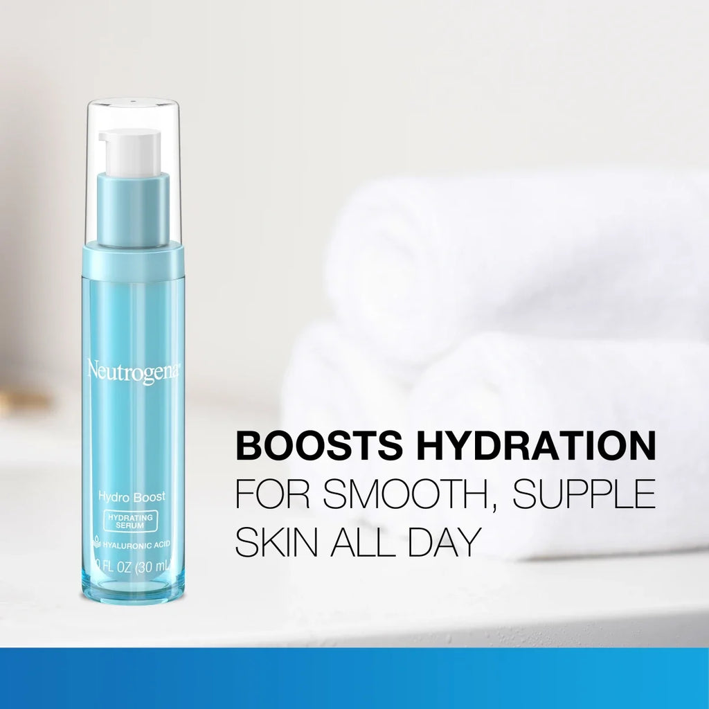 Neutrogena Hydro Boost Hydrating | 1 Fl. Oz Facial Serum | Oil-Free
