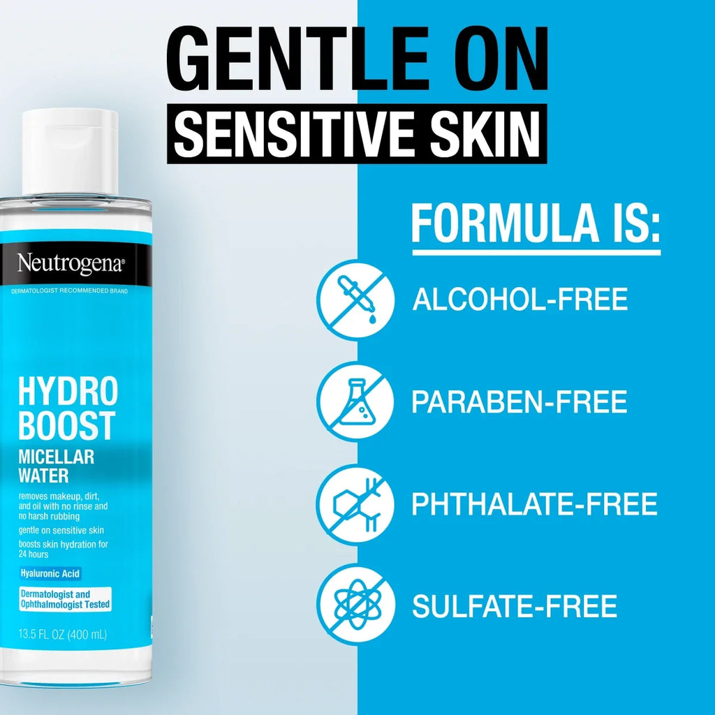 Neutrogena Hydro Boost Micellar 13.5 Fl Oz | Water for Sensitive Skin