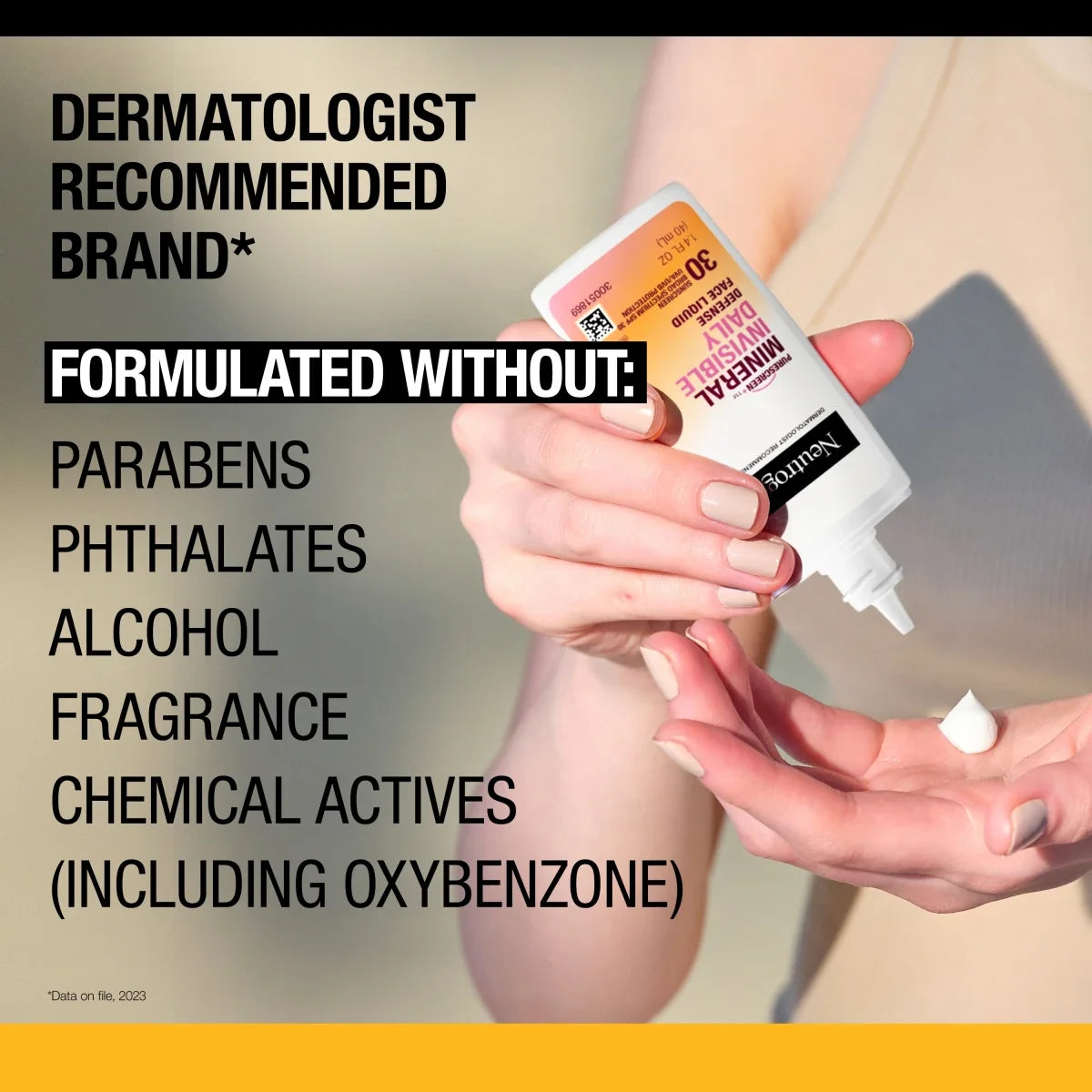 Neutrogena Purescreen+ Invisible Daily Defense Mineral Face Liquid With SPF 30