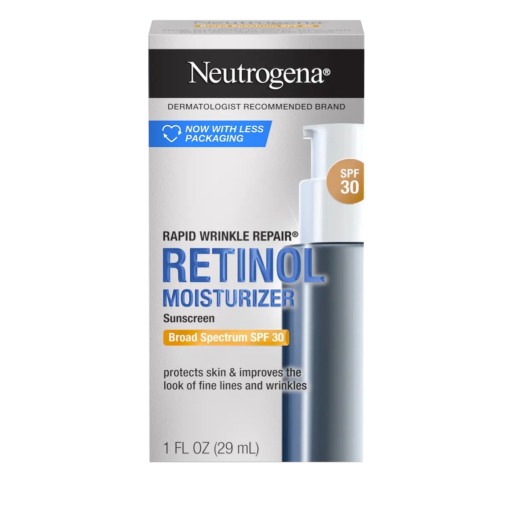 Neutrogena Rapid Wrinkle Repair | 1 Fl. Oz — Retinol Moisturizer with Broad Spectrum SPF 30