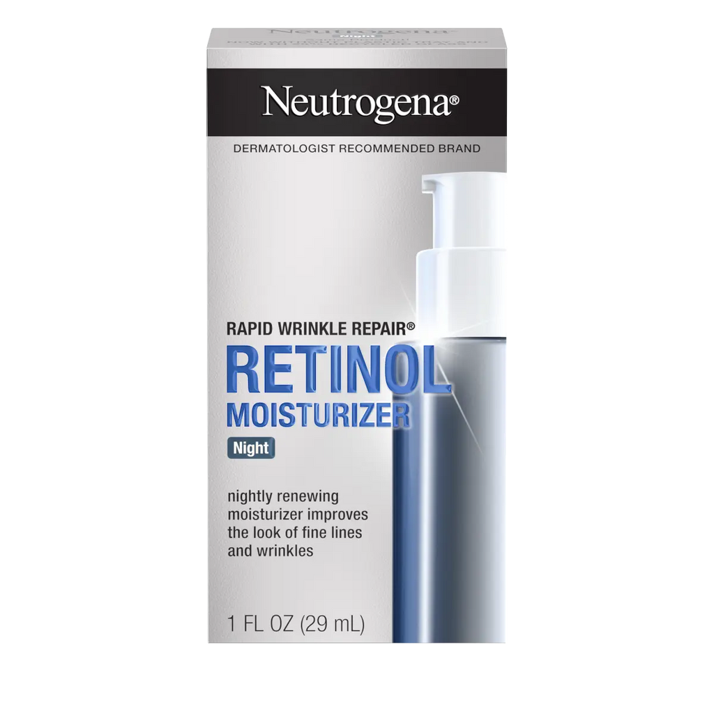 Neutrogena Rapid Wrinkle Repair | 1 Fl. Oz — Night Moisturizer with Retinol