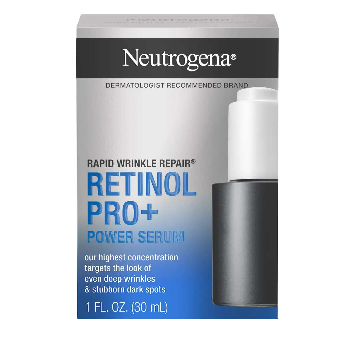 Neutrogena Rapid Wrinkle Repair | 1 Fl. Oz — Pro+ Power Serum with Retinol