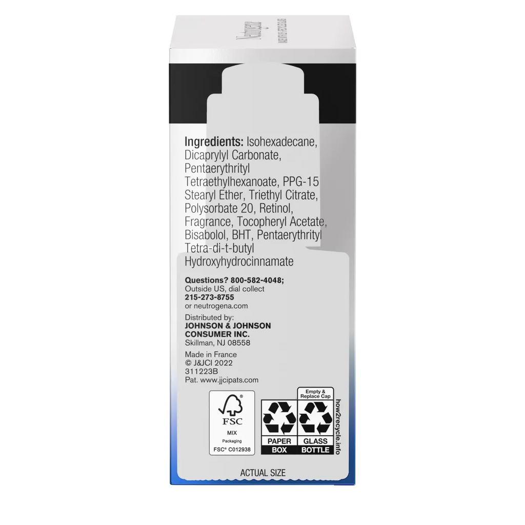 Neutrogena Rapid Wrinkle Repair | 1 Fl. Oz — Pro+ Power Serum with Retinol