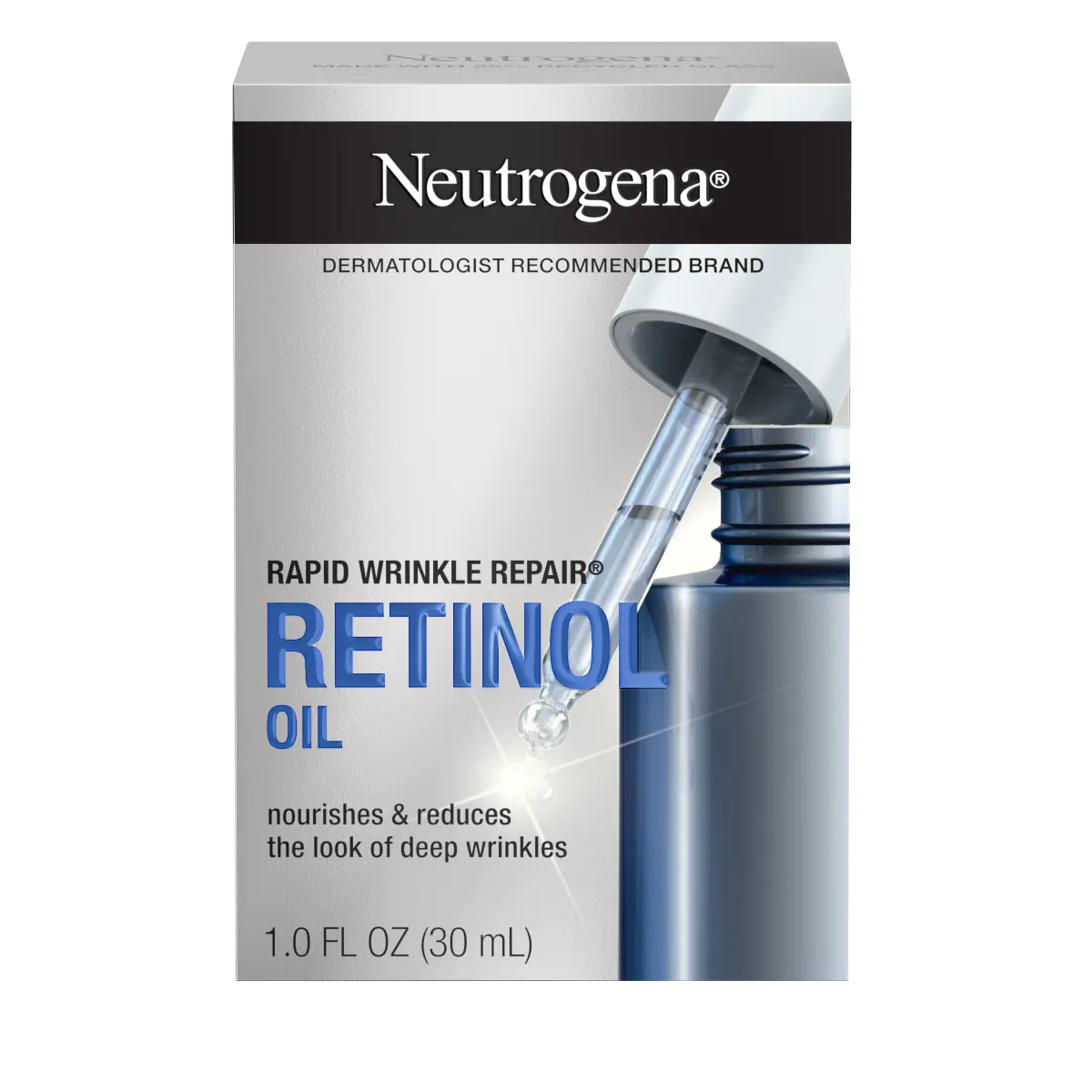Retinol Facial Oil | Neutrogena Rapid Wrinkle Repair | 1 Fl. Oz