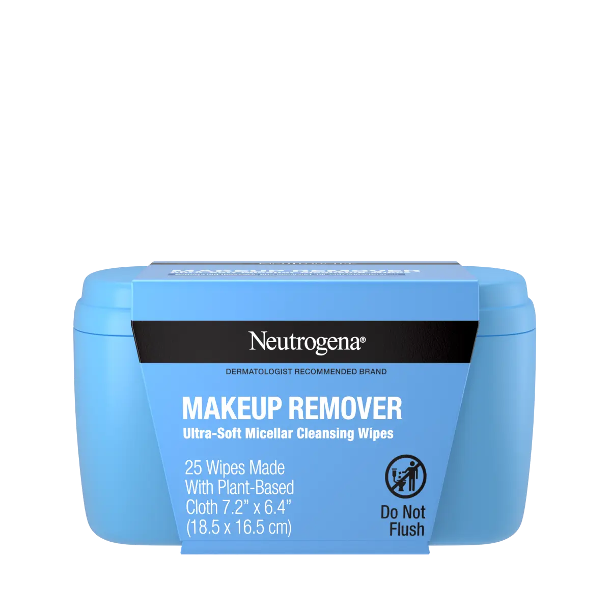 Neutrogena Makeup Remover Ultra-Soft — Micellar Cleansing Wipes with Vanity Case, 25 Count