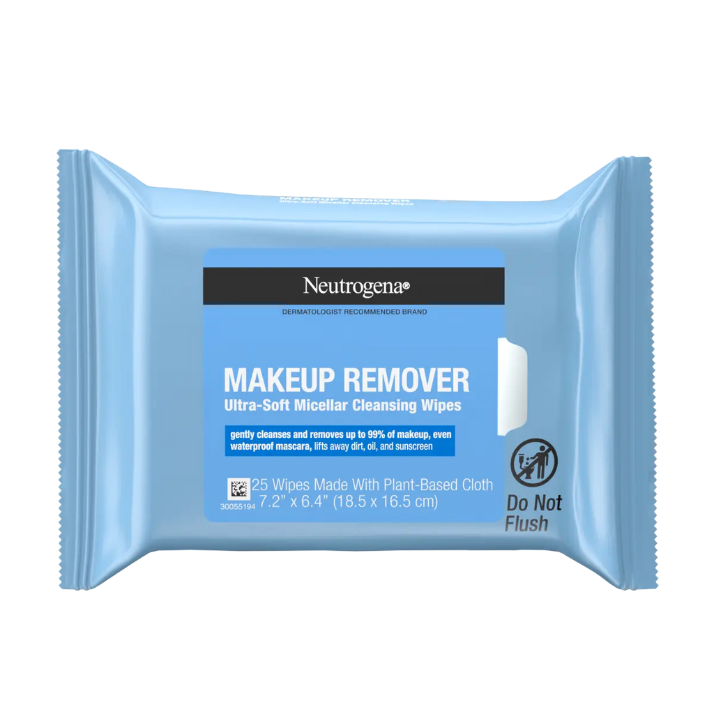 Neutrogena Makeup Remover Ultra-Soft | Daily Micellar Wipes | 25 Count