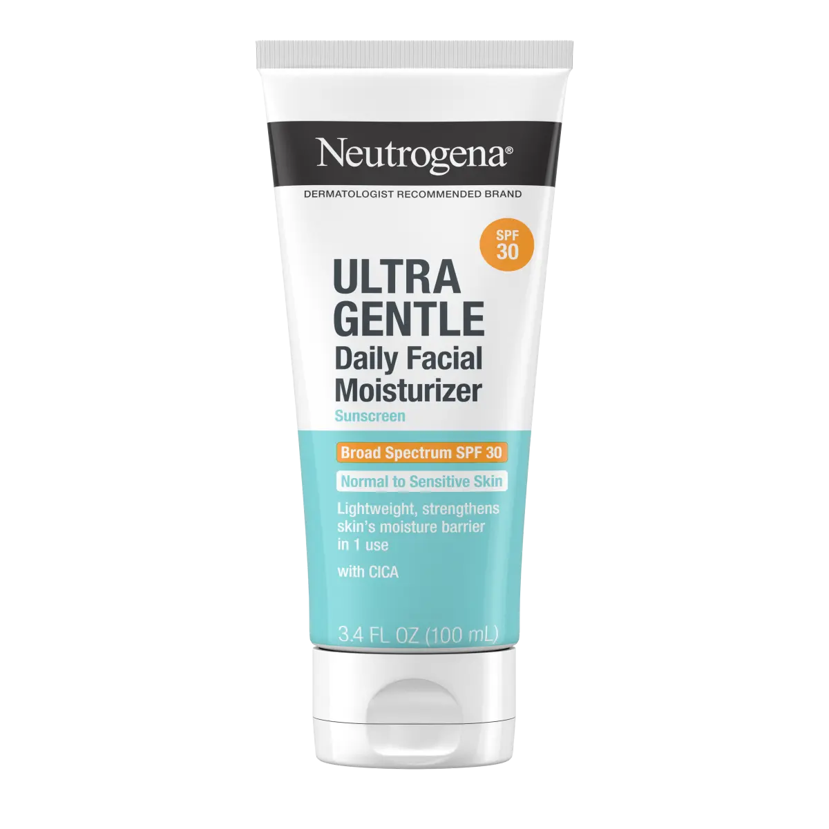 Neutrogena Ultra Gentle Daily | Lightweight Facial Moisturizer | Broad Spectrum SPF 30 | 3.4 Fl. Oz