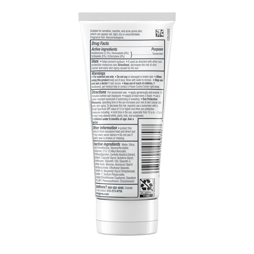 Neutrogena Ultra Gentle Daily | Lightweight Facial Moisturizer | Broad Spectrum SPF 30 | 3.4 Fl. Oz