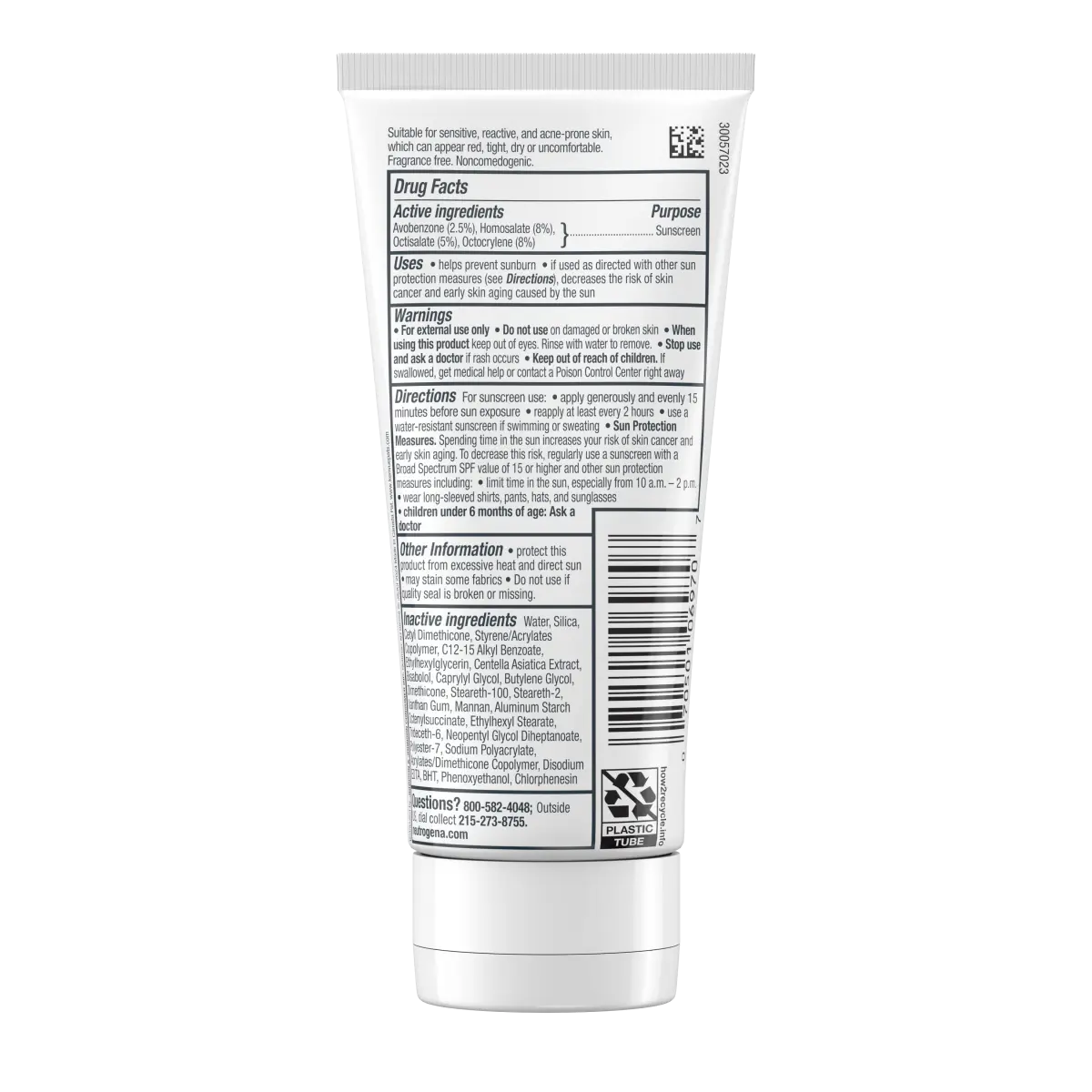 Neutrogena Ultra Gentle Daily | Lightweight Facial Moisturizer | Broad Spectrum SPF 30 | 3.4 Fl. Oz