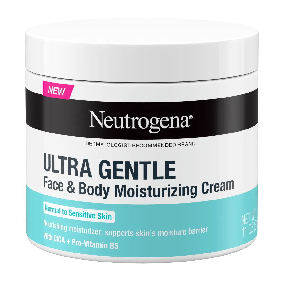 Neutrogena Ultra Gentle Face | Face & Body Daily Moisturizing Cream | 11 Oz