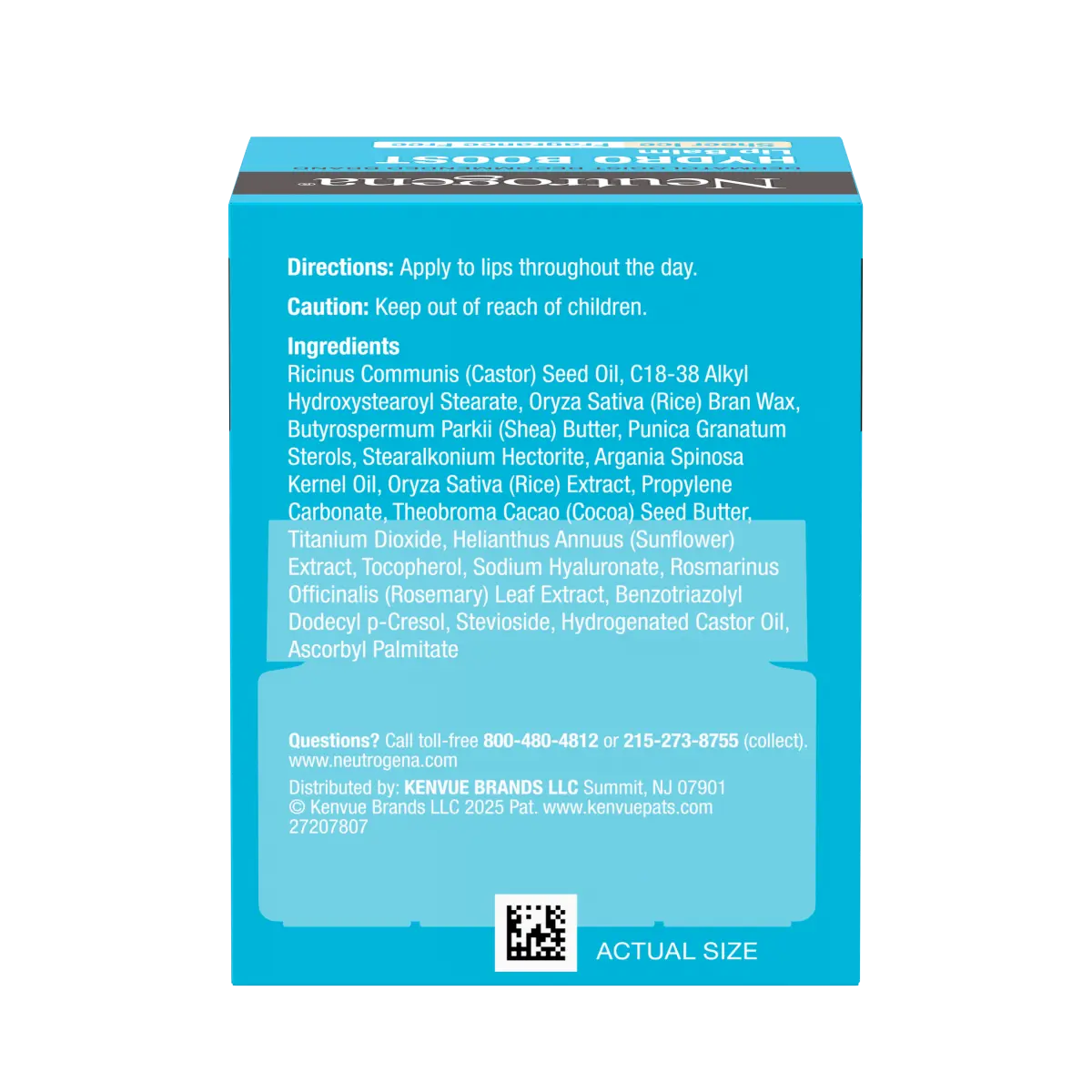 Neutrogena Hydro Boost Hyaluronic | Sheer Ice Lip Balm | Fragrance Free | 0.5 Oz