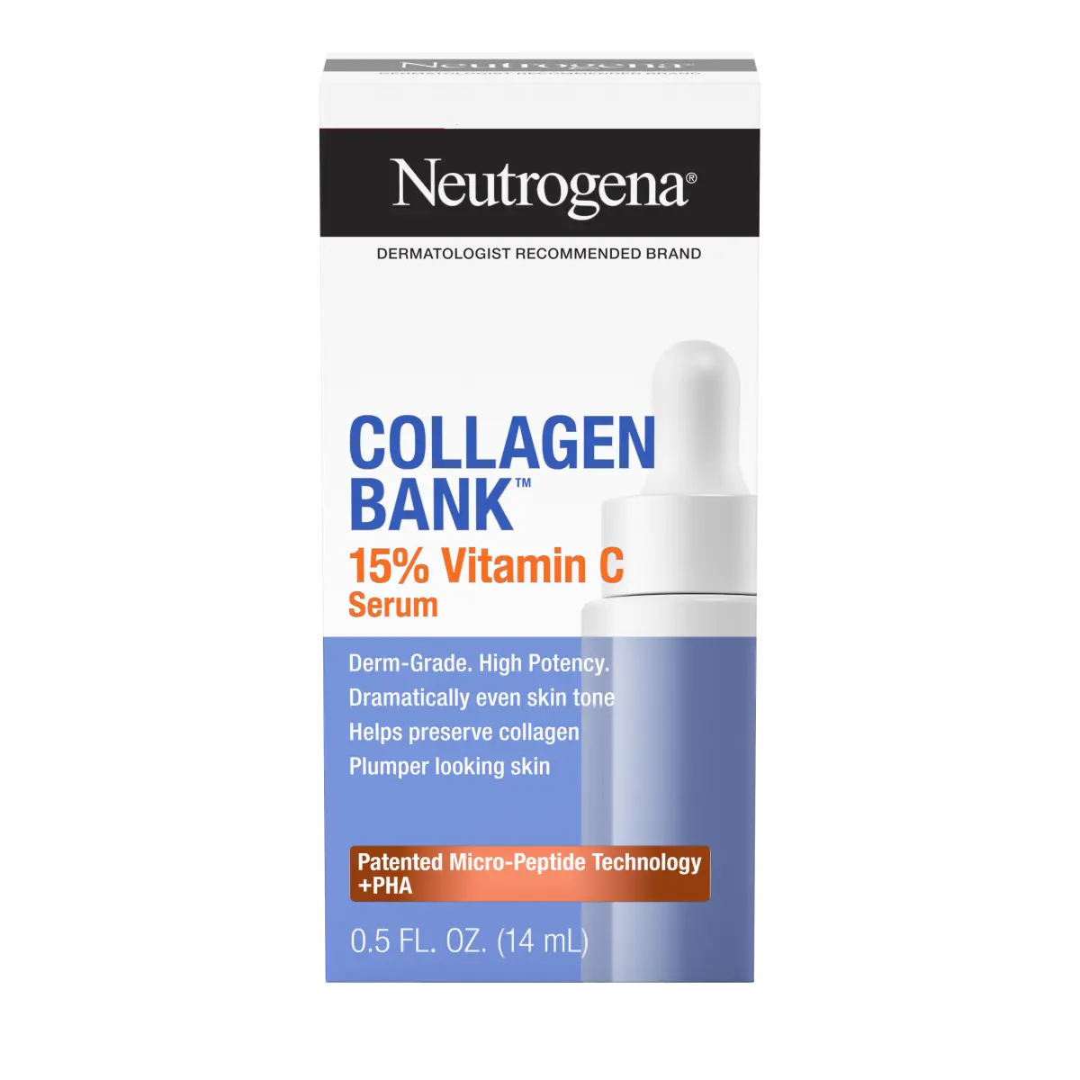 Neutrogena Collagen Bank Vitamin — Glow Serum | 15% Pure Vitamin C