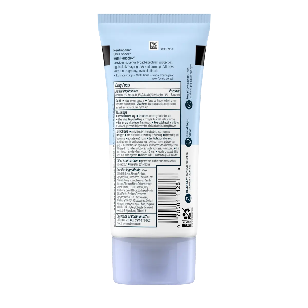 Neutrogena Ultra Sheer Dry-Touch | 5 Fl. Oz | Lotion, Broad Spectrum SPF 70