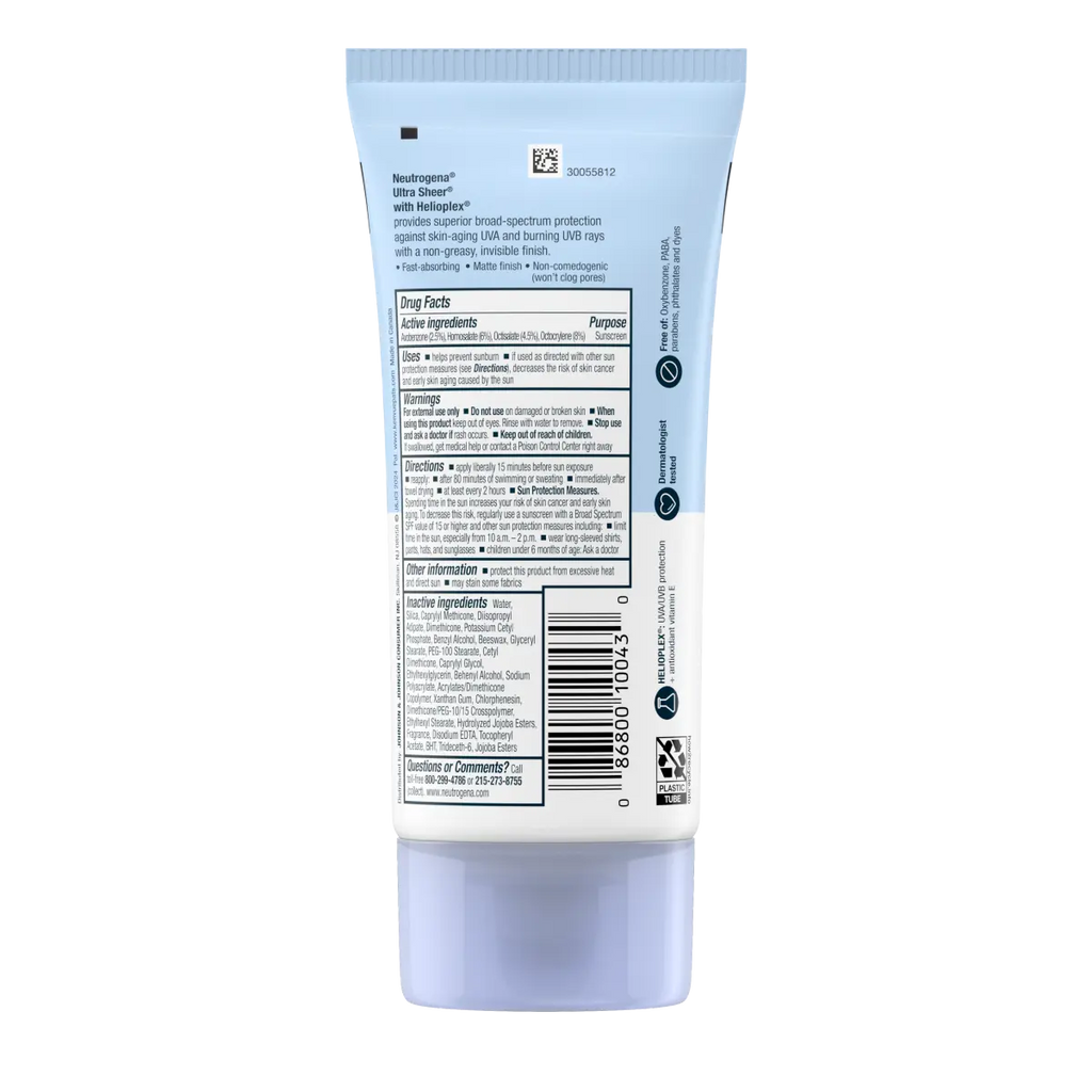 Neutrogena Ultra Sheer Dry-Touch | SPF 30 | Broad Spectrum Sunscreen Lotion | 5 Fl. Oz