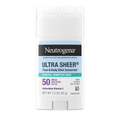 Neutrogena Ultra Sheer Mineral | SPF 50 | Face & Body Sunscreen Stick | 1.5 Oz