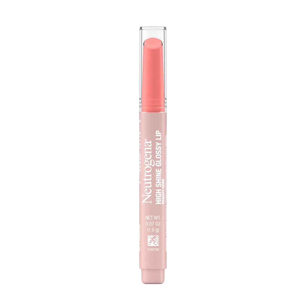 Neutrogena High Shine Glossy Lip | Peachy Keen | Buildable Color | 0.07 Oz