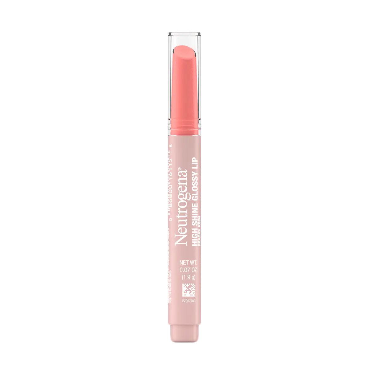 Neutrogena High Shine Glossy Lip | Peachy Keen | Buildable Color | 0.07 Oz
