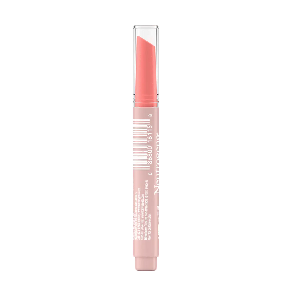 Neutrogena High Shine Glossy Lip | Peachy Keen | Buildable Color | 0.07 Oz