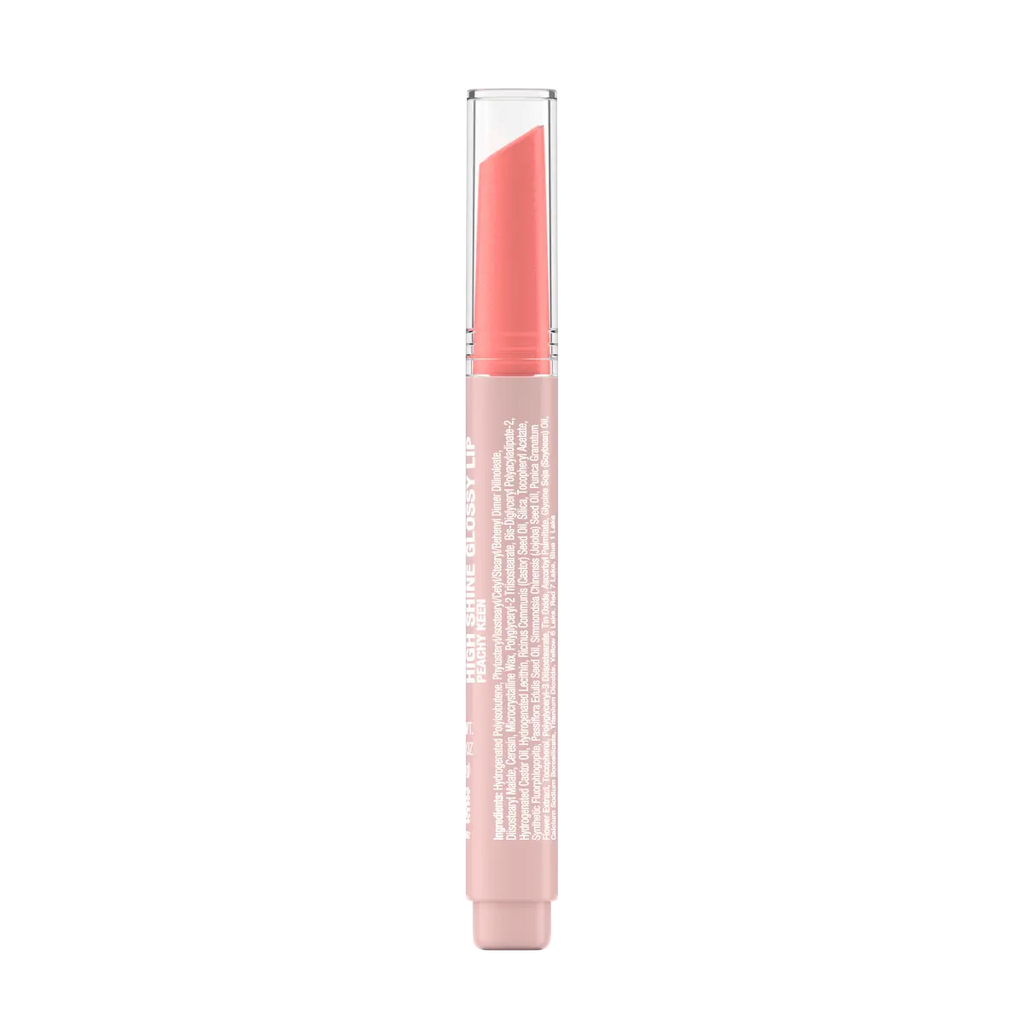 Neutrogena High Shine Glossy Lip | Peachy Keen | Buildable Color | 0.07 Oz