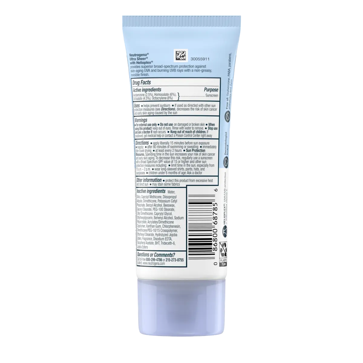 Neutrogena Ultra Sheer Dry-Touch | SPF 30 | Broad Spectrum Sunscreen Lotion | 3 Fl. Oz