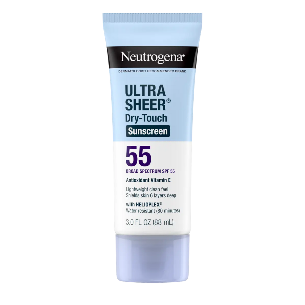 Neutrogena Ultra Sheer Dry-Touch | SPF 55 | Broad Spectrum Sunscreen Lotion | 3 Fl. Oz