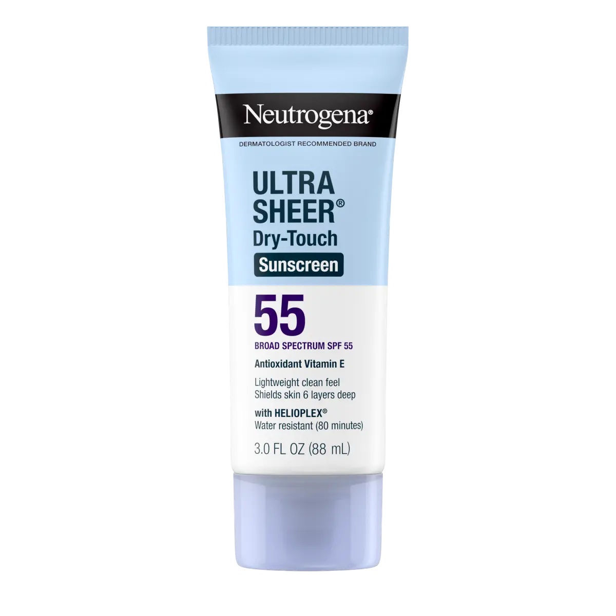 Neutrogena Ultra Sheer Dry-Touch | SPF 55 | Broad Spectrum Sunscreen Lotion | 3 Fl. Oz
