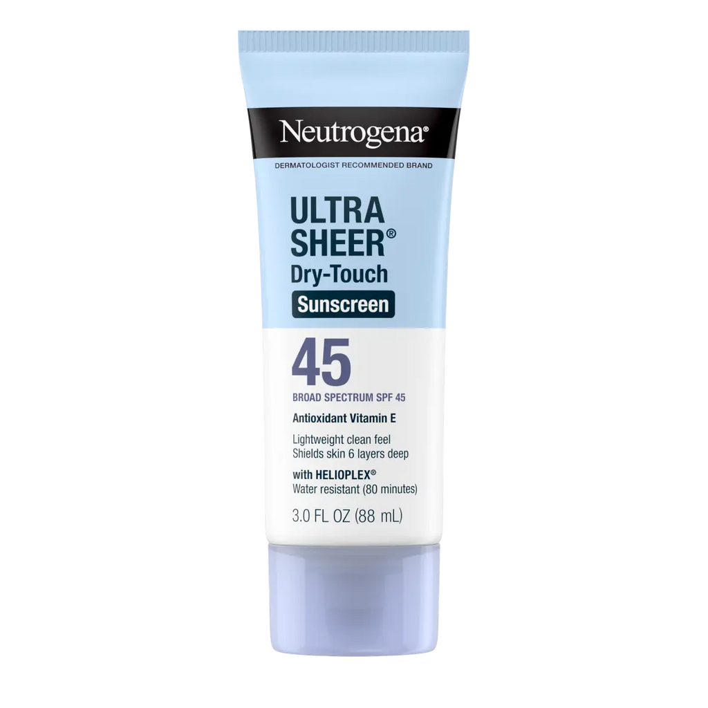 Neutrogena Ultra Sheer Dry-Touch | SPF 45 | Broad Spectrum Sunscreen Lotion | 3 Fl. Oz