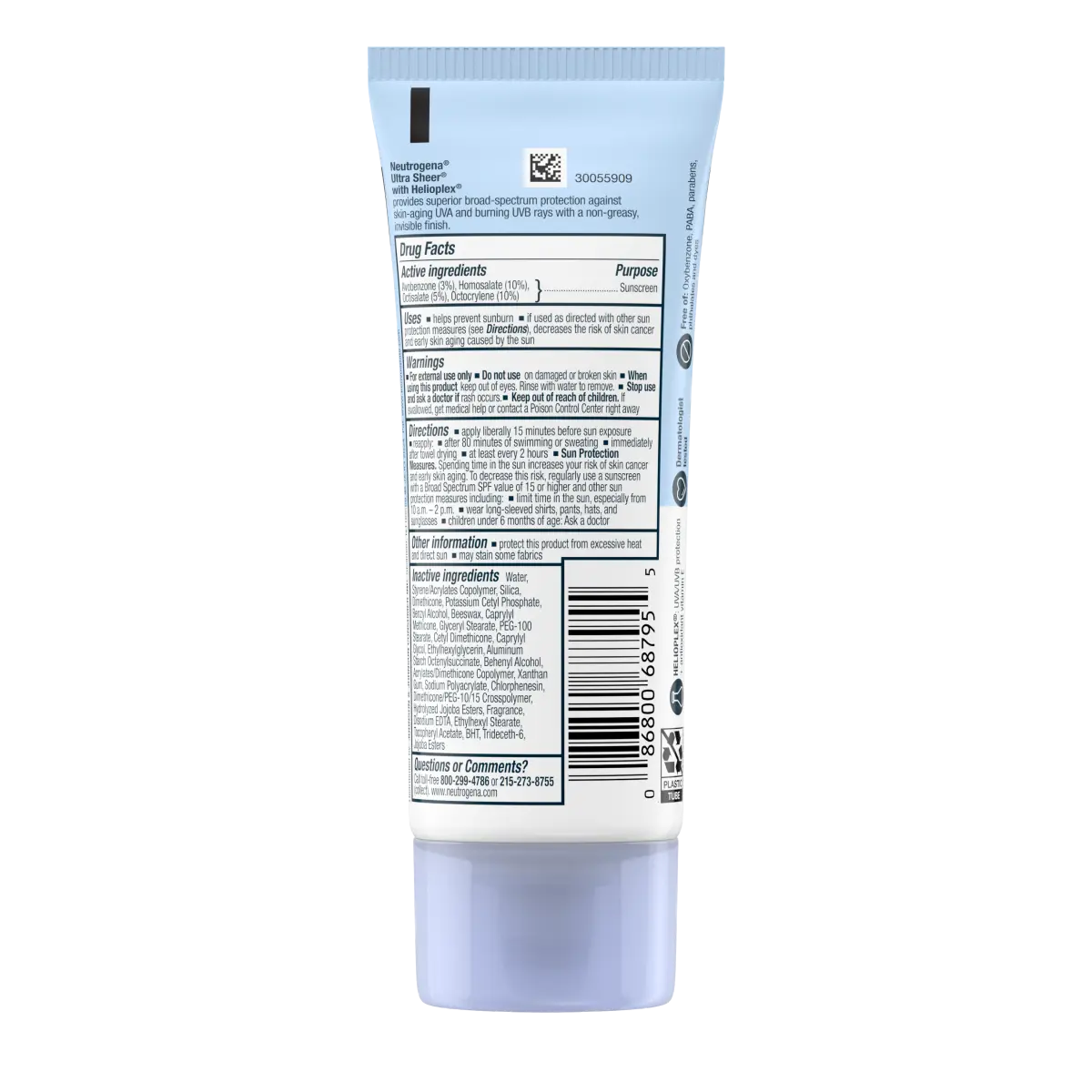 Neutrogena Ultra Sheer Dry-Touch | SPF 45 | Broad Spectrum Sunscreen Lotion | 3 Fl. Oz