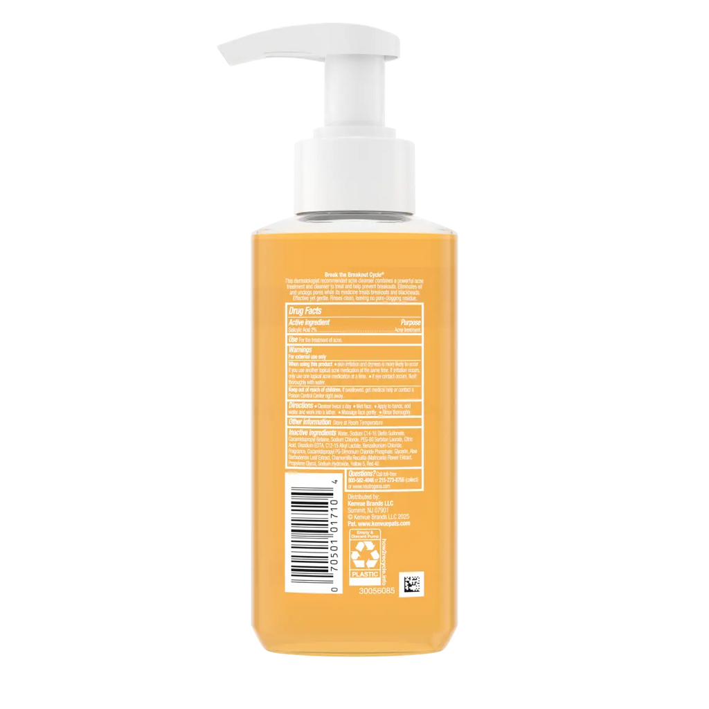 Neutrogena Oil Acne Wash | 6 Fl. Oz | Oil-Free with Salicylic Acid