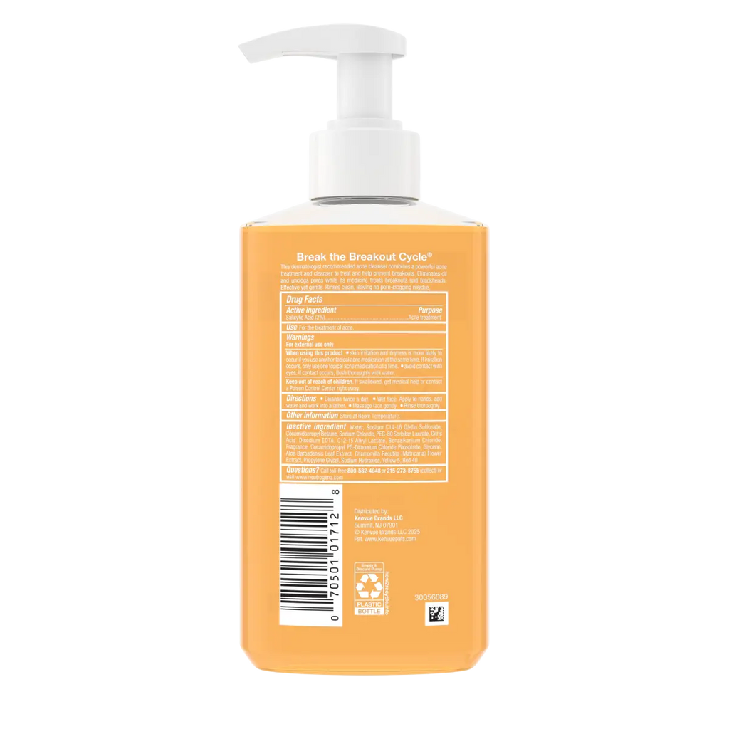 Neutrogena Oil-Free Acne Wash | 9.1 Fl. Oz | Super Size