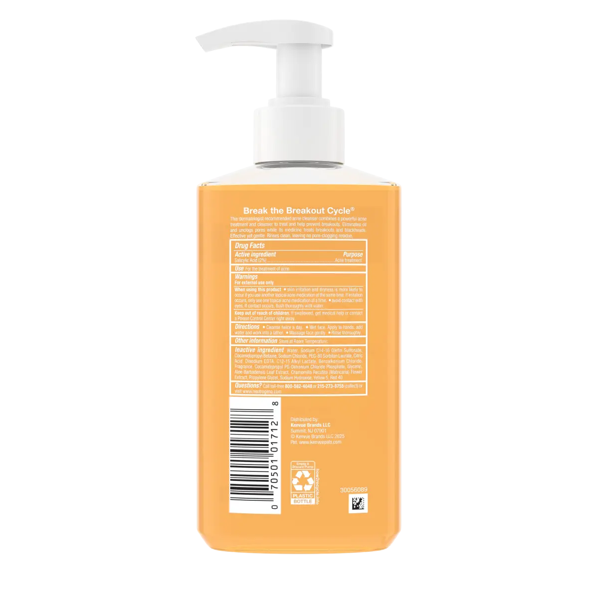 Neutrogena Oil-Free Acne Wash | 9.1 Fl. Oz | Super Size